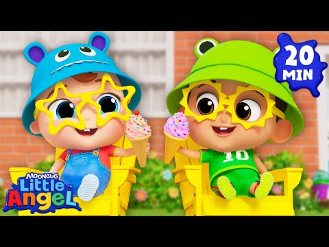 Best Friends Forever Song! | Painting, Ice Cream & Soccer | Little Angel Kids Songs & Nursery Rhymes