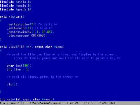 Writing your own file viewer