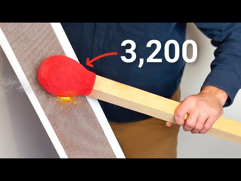 I Crushed 3,200 Matches Into a Giant One