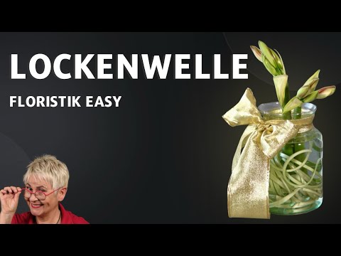 LOCKENWELLE - Amaryllis mal anders | Floristik easy