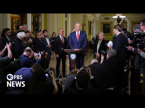 WATCH LIVE: GOP Senate leaders speak after House approves funding bill to end shutdown