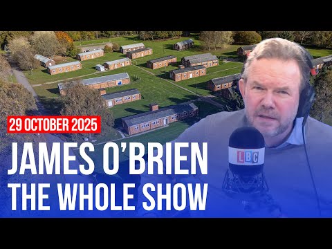 Is housing asylum seekers in military barracks good politics? | James O’Brien - The Whole Show