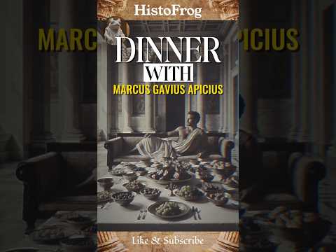 DINNER WITH Marcus Gavius Apicius #historyshorts