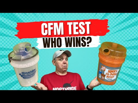 Low Profile Dust Deputy vs Dustopper // Cyclone Shootout CFM Test