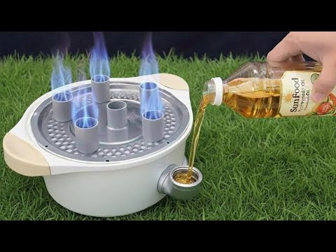 Great idea from a free oil workshop welder for a warm winter