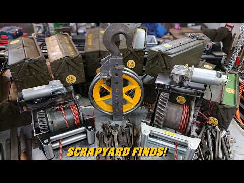 Industrial Scrapyard Finds! Repair-A-Thon!