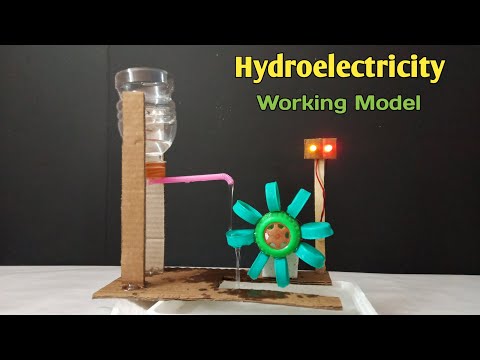 How To Make Hydro Power Plant Working Model | Hydroelectric Project Working Model