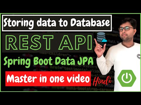 Spring Boot Data JPA 🔥🔥| Storing Api data to database  in spring boot | REST API using Spring boot