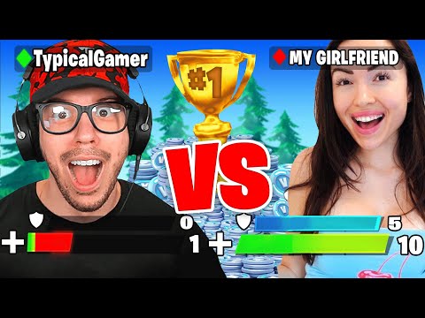 I 1v1 My Girlfriend For 100,000 V-Bucks! (Fortnite)