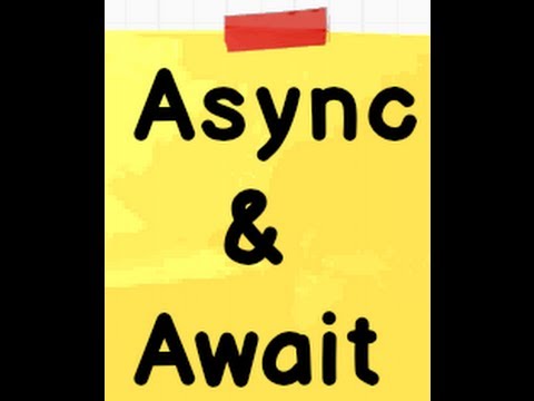 What are Async and Await ( .NET 4.5 Interview question with answers)?