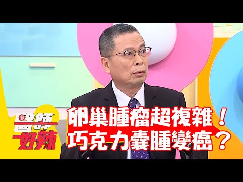 卵巢腫瘤10幾種超複雜！患巧克力囊腫10年變卵巢癌？【#醫師好辣】20220805 part2 EP1388 鄭丞傑  柯世祐