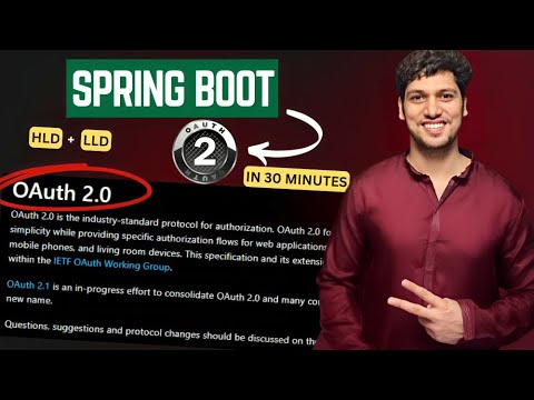Complete OAUTH 2.0 in SpringBoot with HLD + LLD Code | Microservices Architecture End to End