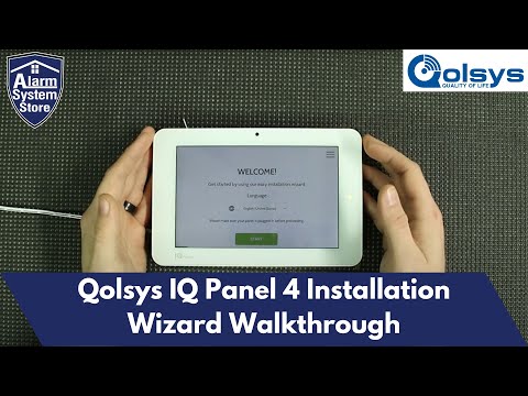 Qolsys IQ Panel Wireless Alarm System Introduction: Install Wizard Tutorial and System Overview