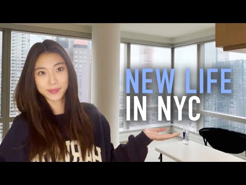 [ENG]하버드 졸업 후 정착한 곳ㅣNYC Apartment Tourㅣ첫 출근 전날 가방 싸기ㅣNighttime Skincare Routine ✨