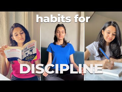 4 Simple Habits for Discipline without destroying yourself | Drishti Sharma