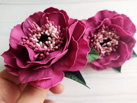 Красивый цветок из ФОАМИРАНА