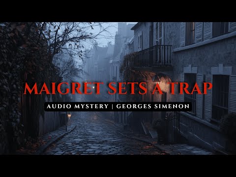 MAIGRET SETS A TRAP Audio Murder Mystery w Visuals | Georges Simenon