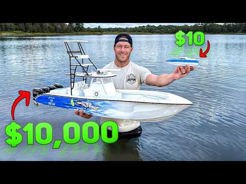 $10 vs $10,000 RC Boats!