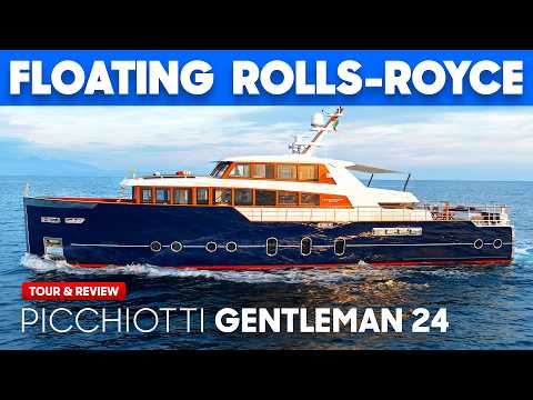 🤯 THIS IS NUTS! 🇮🇹 Picchiotti Gentleman 24 - The Sexiest 80ft Ever Yacht Tour & Review