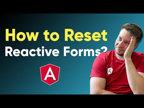 Reset Forms in Angular using Reactive Forms