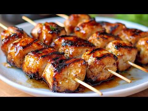 How to Make the Tastiest Chicken Skewers Ever! So delicious, you can't stop!