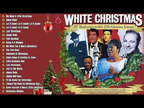 Frank Sinatra, Nat King Cole, Brenda Lee, Bing Crosby, Dean Martin 🎄 Iconic Christmas Oldies Songs