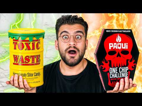 اگه تند ترین و ترش ترین خوراکی های دنیا رو بخوری چی میشه؟!