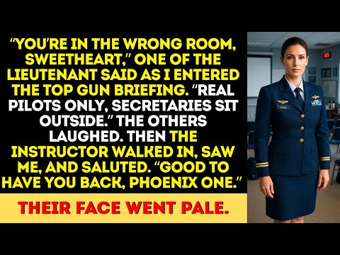 “Real Pilots Only,” They Mocked At the Briefing. Then the Instructor Saluted: “Phoenix One, Ma’am.”