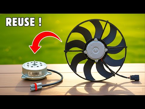 No one knows Car Radiator Motors are a GOLD mine! A SECRET reuse that went VIRAL