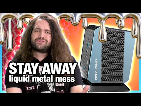 Utter Incompetence: Liquid Metal Disaster in Minisforum HX90 Small AMD Gaming PC