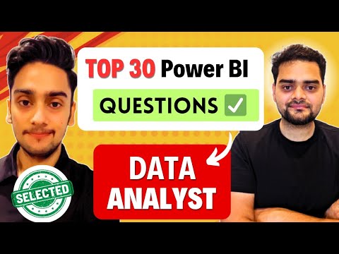 TOP 30 Power BI/SQL Interview Questions | He cracked a MNC😲