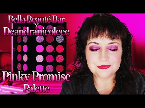 Bella Beauté Bar x Deandranicoleee - Pinky Promise Palette Review + Tutorial