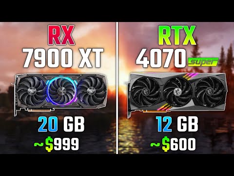 RX 7900 XT vs RTX 4070 SUPER | Test in 7 Games