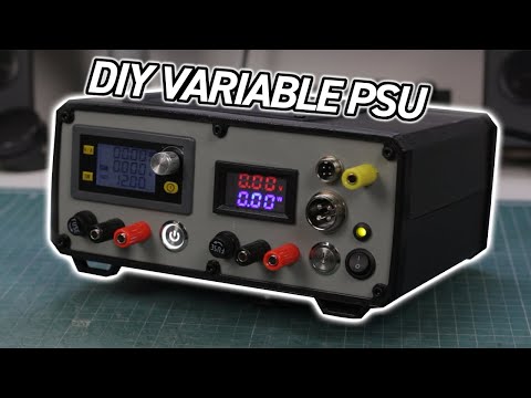 DIY Variable Lab Bench Power Supply - 3D Print & XY-SK35H Module