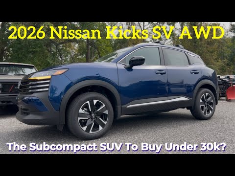 2026 Nissan Kicks SV AWD: The Comfy, Quirky SUV You May ACTUALLY Want!