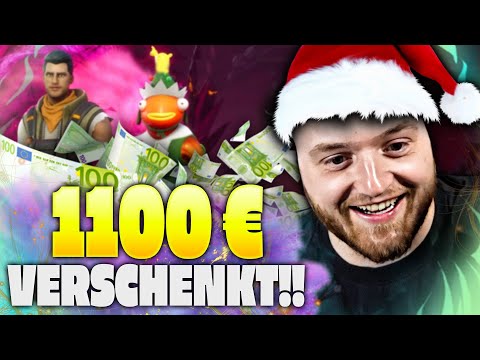 🎁😁 XXL GESCHENK!🥰 RIESEN FREUDE & GEILE Runden an HEILIGABEND 🥳 Fortnite Random Squads