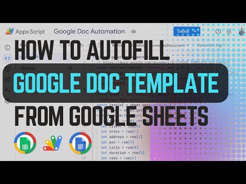 Automate Google Docs: Autofill Template Updates From Google Sheets to Docs