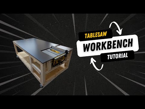 DIY Table Saw Workbench — Cheap, Strong, and Easy to Build!
