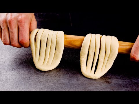 Даже кушать жалко! 5 новых идей из дрожжевого теста, которыми можно удивить!