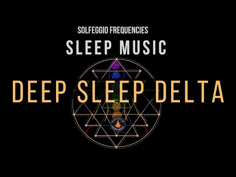 BLACK SCREEN SLEEP MUSIC ☯ 3Hz Delta Brain Waves ☯ Deep Sleep Healing Frequency