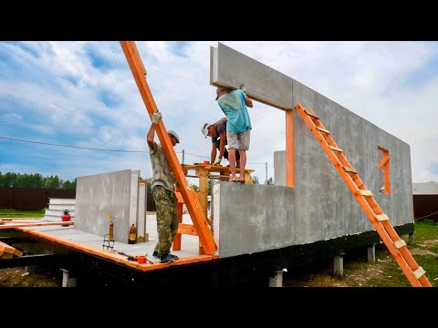 Inexpensive house in 2 weeks. Full construction process