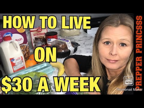 How To Live On $30 A Week
