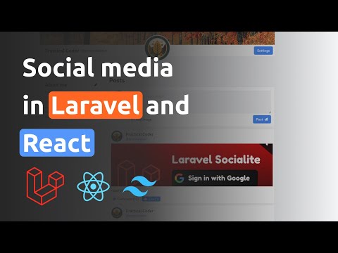 Social media in Laravel & React [FULL SERIES]
