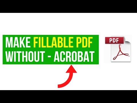 How To Make a Fillable PDF Form Without Acrobat - Convert PDF to Fillable PDF Free