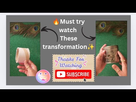 🔥Must watch waste materials makeover ✨️Mini flower pot | Recycling waste materials at home 🥰 