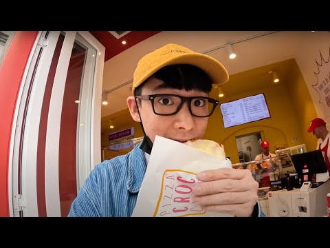 第一次用義大利文點餐就成功!! 但是吃到不太好吃的披薩...【阿滴日常】