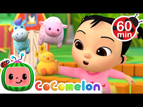 CeCe's Old MacDonald Play! 🐄 | CoComelon Nursery Rhymes and Kids Songs | Animals for Kids