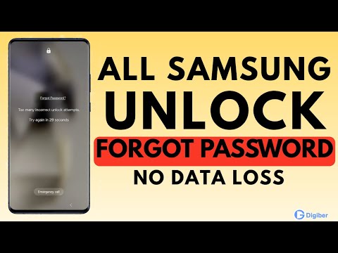 How to Unlock Samsung Phone Forgot Password | Forgot Samsung Password | EASY, QUICK