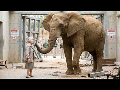 An Elephant Escaped the Zoo — Everyone Ran Except One Old Woman | Animal Rescue Film
