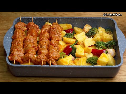 Chicken skewers with vegetables🧧 Easy and delicious cooking
